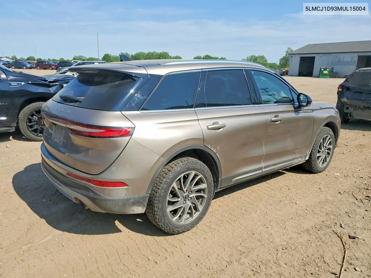 2021 Lincoln Corsair VIN: 5LMCJ1D93MUL15004 Lot: 55152176