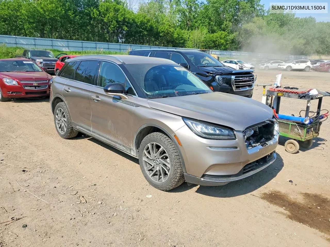 2021 Lincoln Corsair VIN: 5LMCJ1D93MUL15004 Lot: 55152176