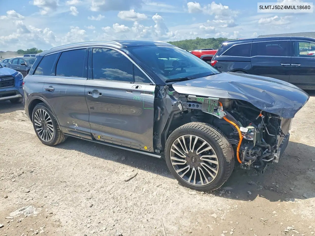 2021 Lincoln Corsair Grand Touring VIN: 5LMTJ5DZ4MUL18680 Lot: 55196136