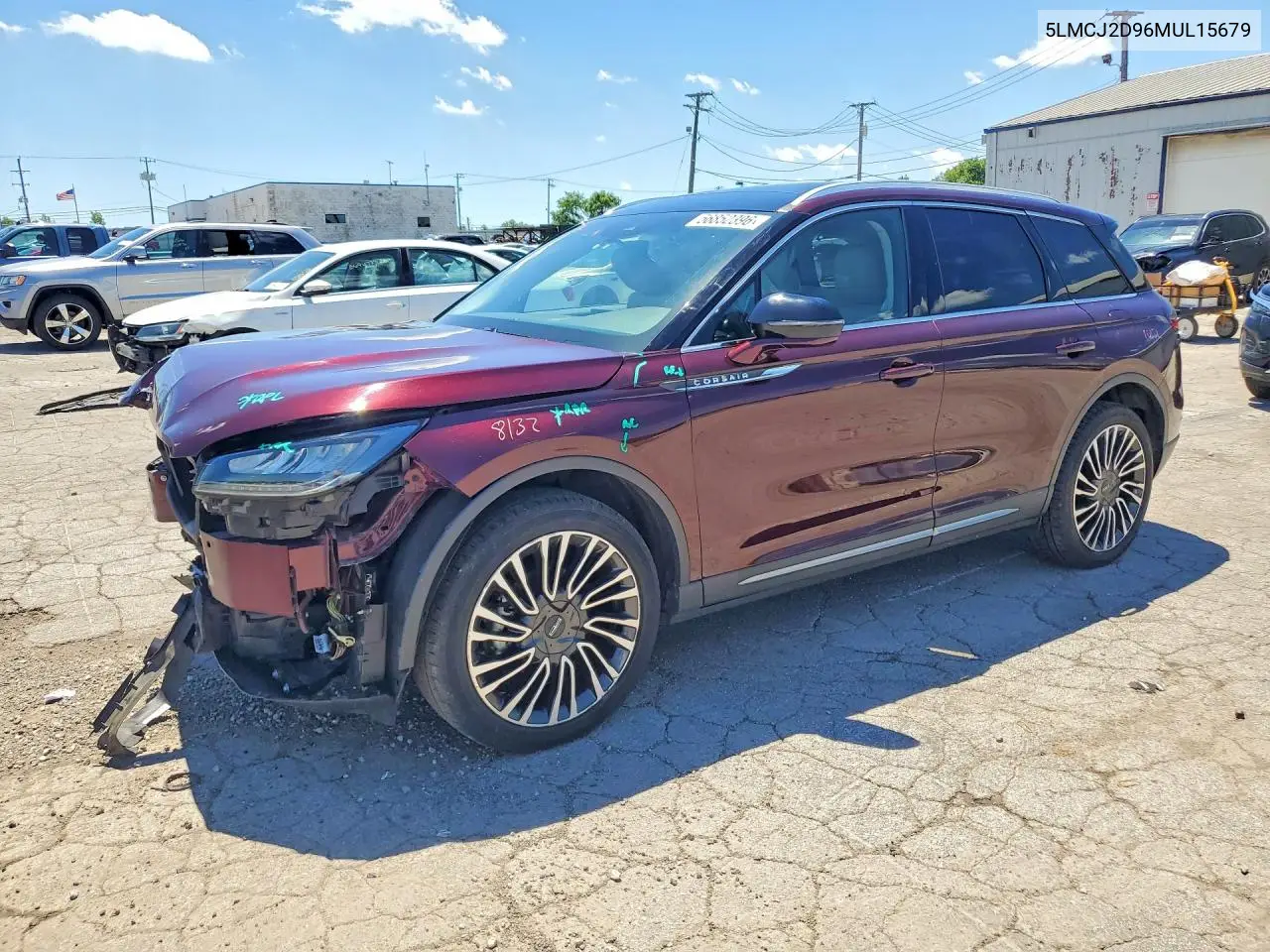 2021 Lincoln Corsair Reserve VIN: 5LMCJ2D96MUL15679 Lot: 56852396