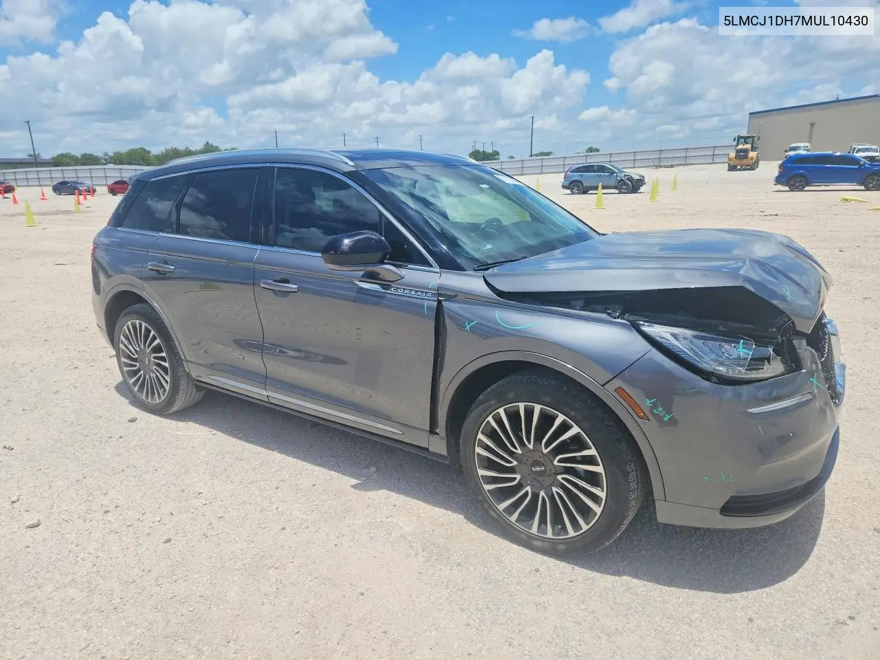 2021 Lincoln Corsair VIN: 5LMCJ1DH7MUL10430 Lot: 57121306