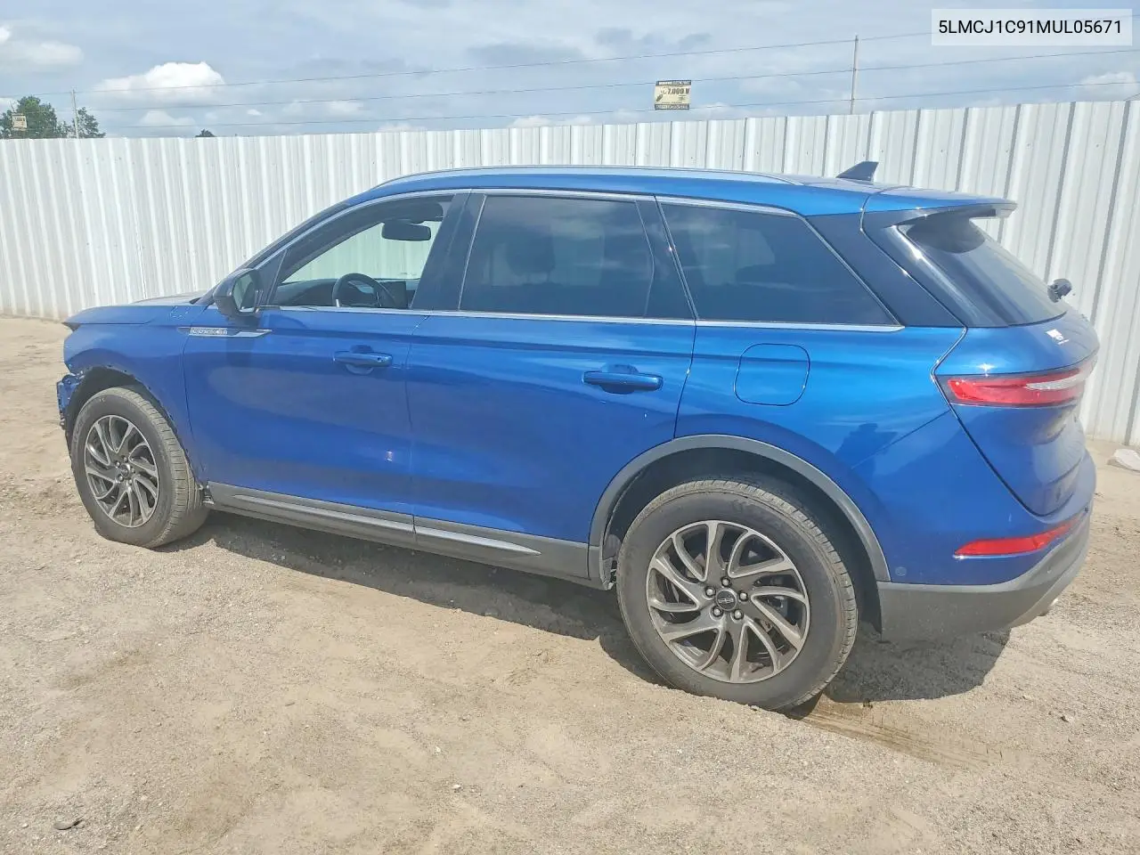 2021 Lincoln Corsair VIN: 5LMCJ1C91MUL05671 Lot: 59672346
