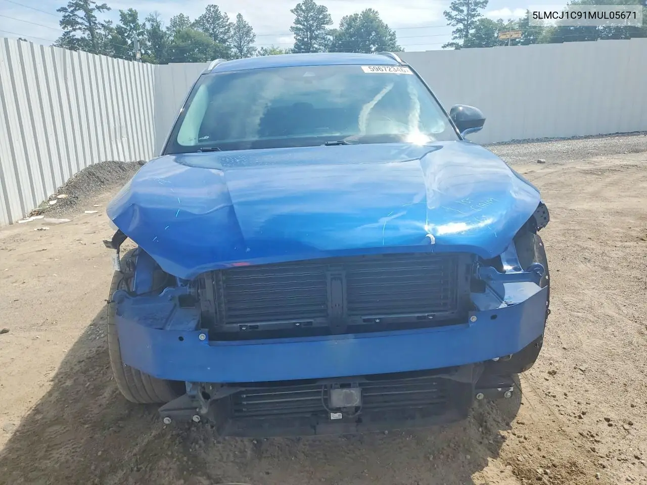 2021 Lincoln Corsair VIN: 5LMCJ1C91MUL05671 Lot: 59672346