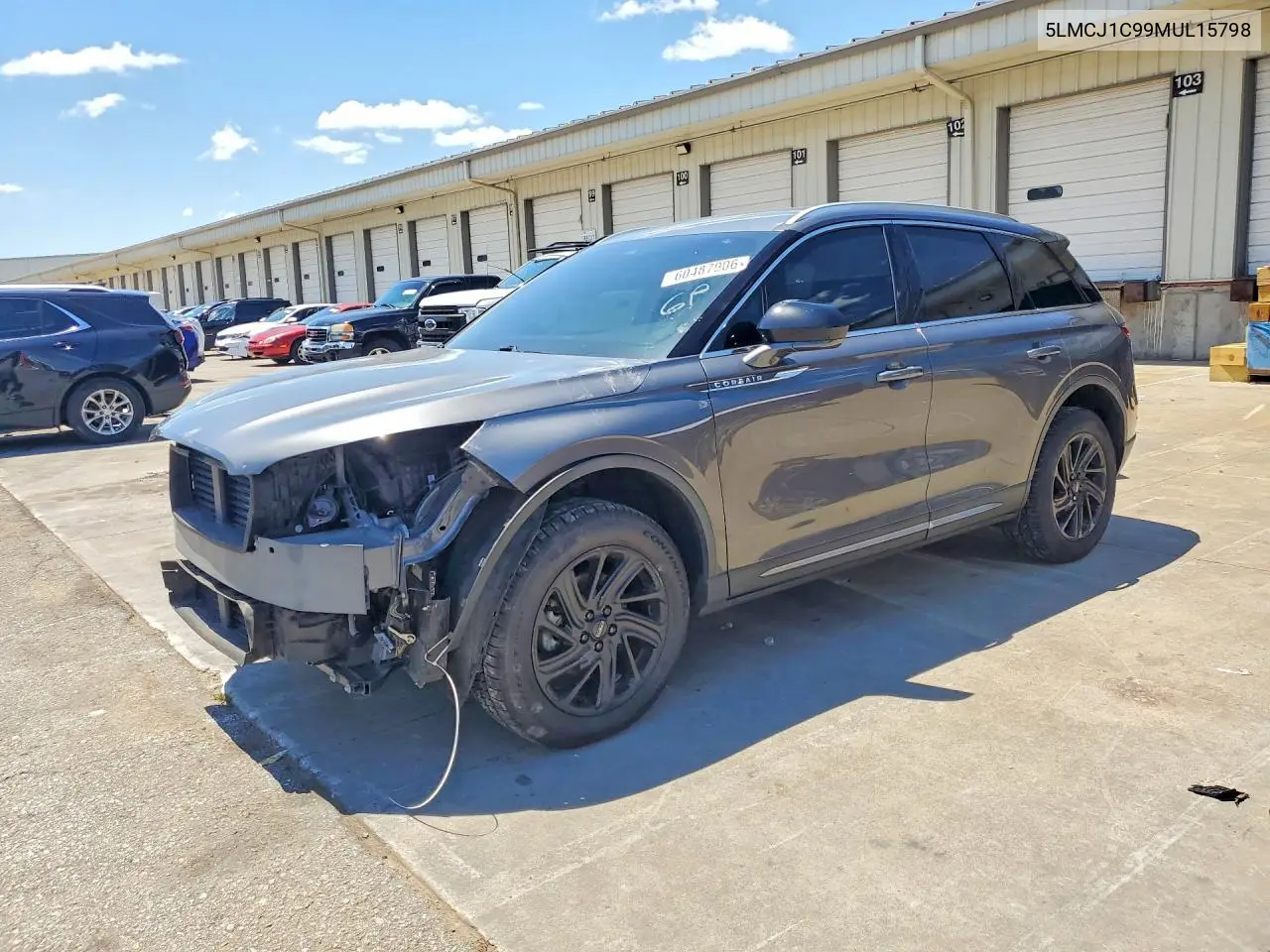 2021 Lincoln Corsair VIN: 5LMCJ1C99MUL15798 Lot: 60487906