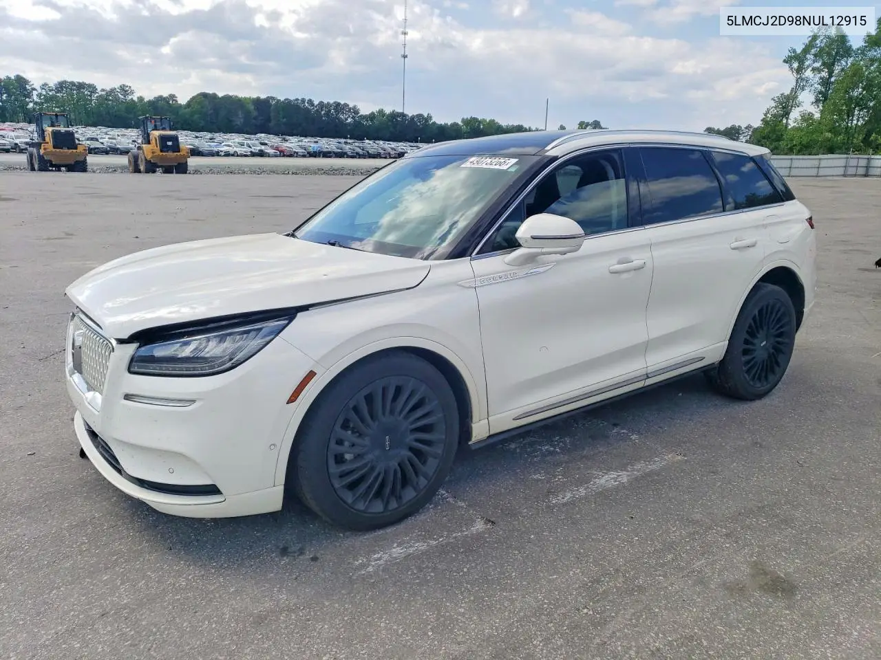 2022 Lincoln Corsair Reserve VIN: 5LMCJ2D98NUL12915 Lot: 49873266