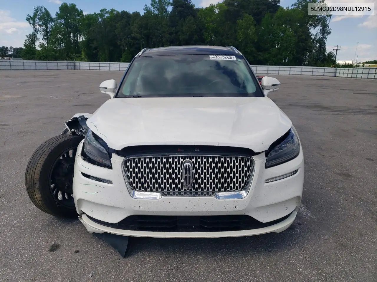 2022 Lincoln Corsair Reserve VIN: 5LMCJ2D98NUL12915 Lot: 49873266