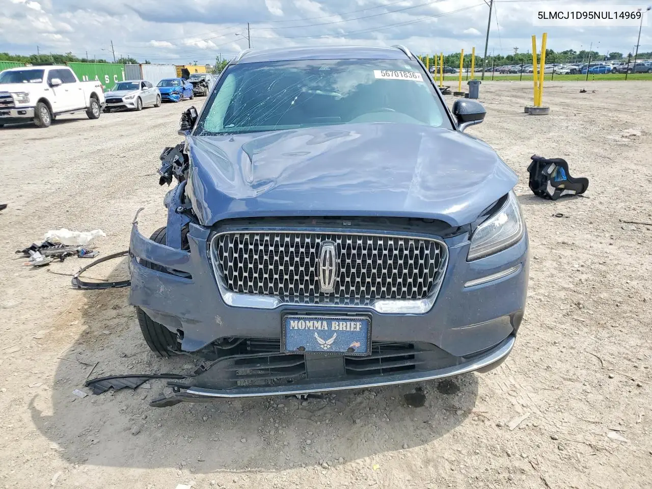 2022 Lincoln Corsair VIN: 5LMCJ1D95NUL14969 Lot: 56701836