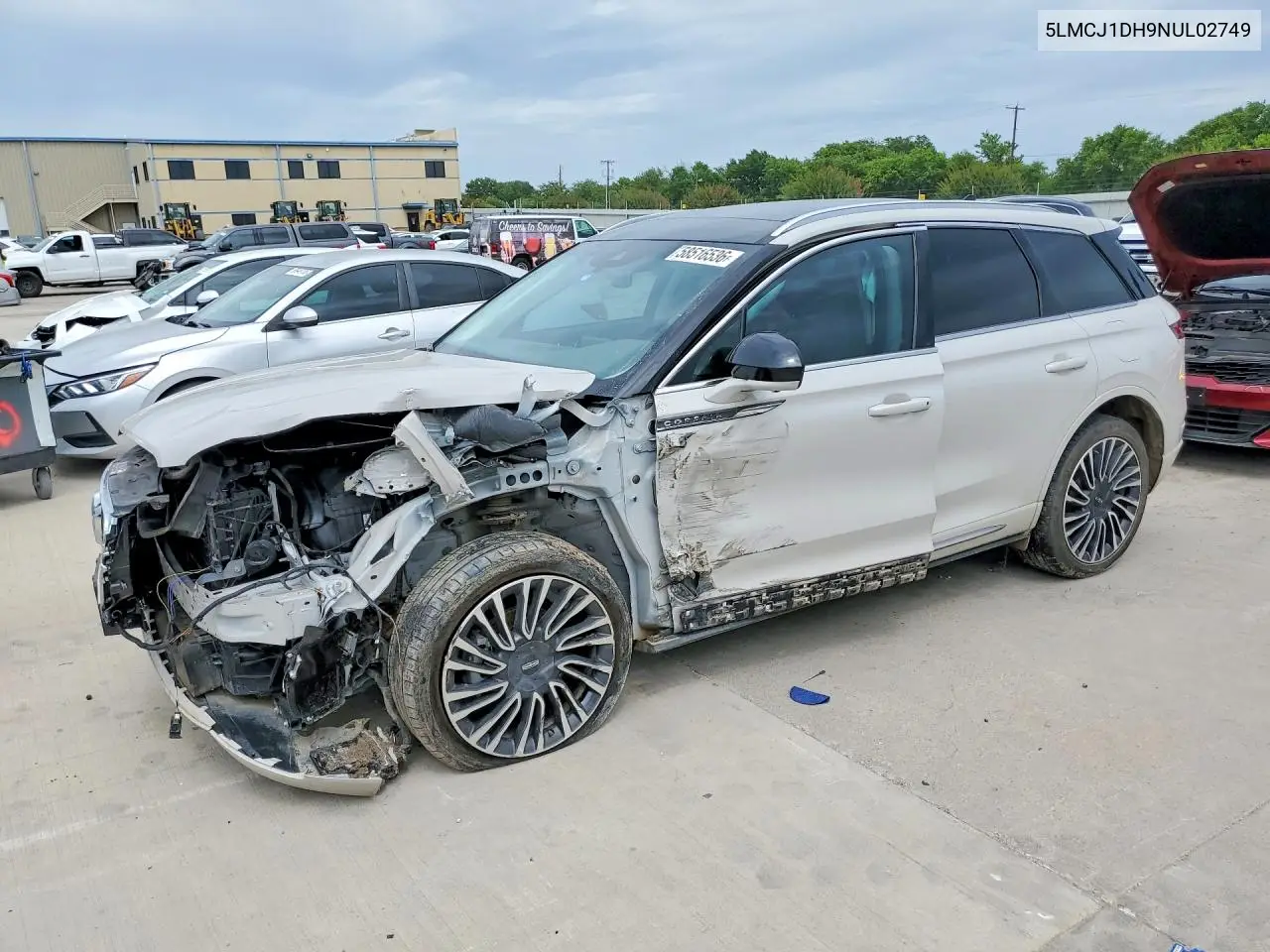 2022 Lincoln Corsair VIN: 5LMCJ1DH9NUL02749 Lot: 58516536