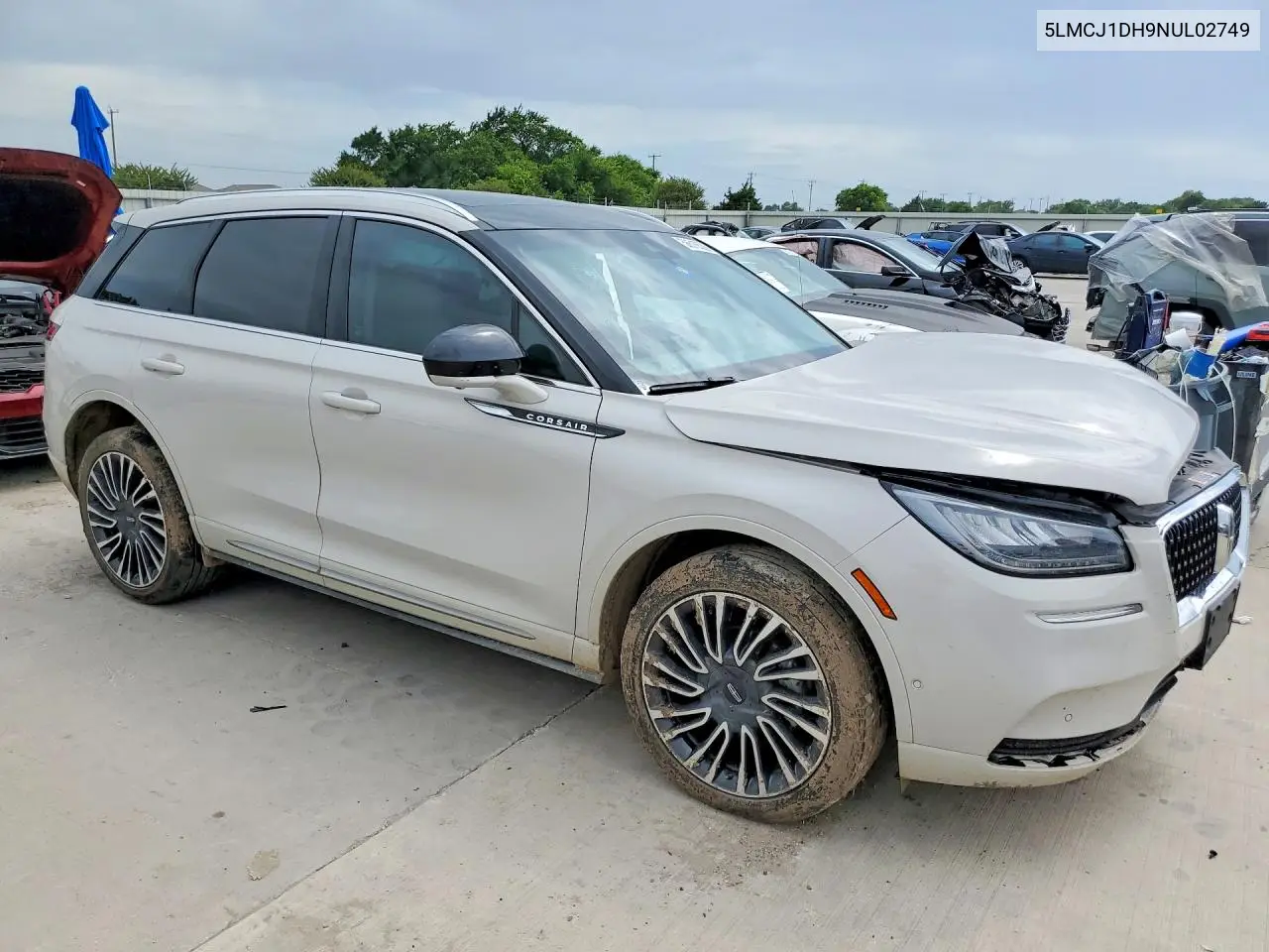 2022 Lincoln Corsair VIN: 5LMCJ1DH9NUL02749 Lot: 58516536