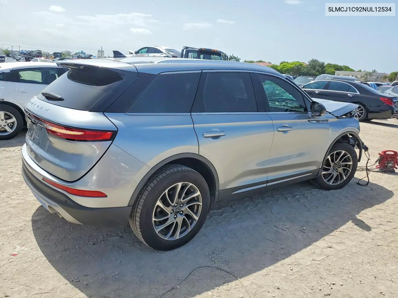 2022 Lincoln Corsair VIN: 5LMCJ1C92NUL12534 Lot: 60175086