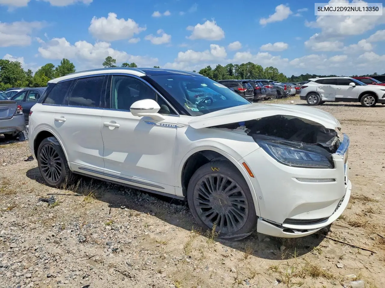 2022 Lincoln Corsair Reserve VIN: 5LMCJ2D92NUL13350 Lot: 60234966