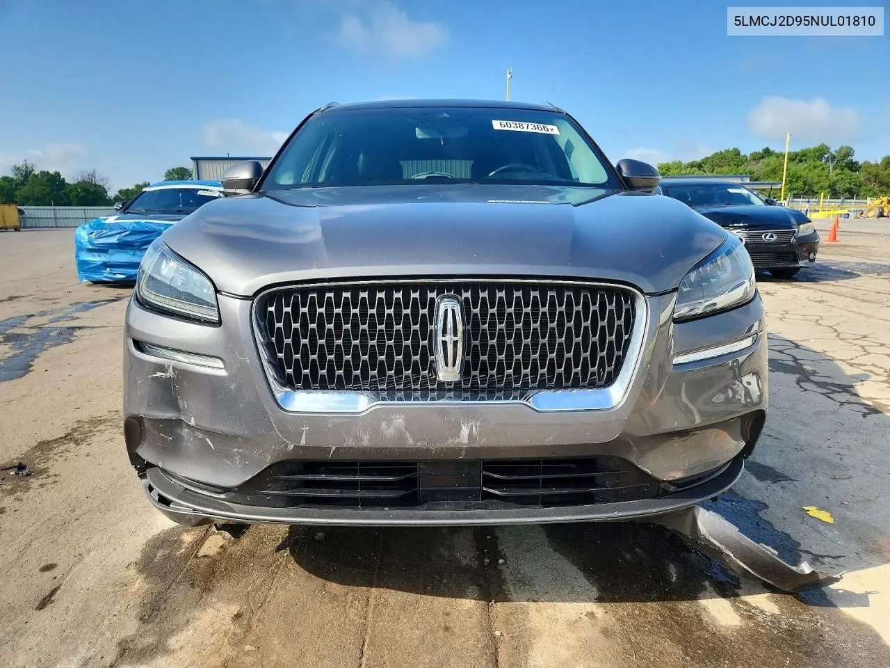 2022 Lincoln Corsair Reserve VIN: 5LMCJ2D95NUL01810 Lot: 60387366