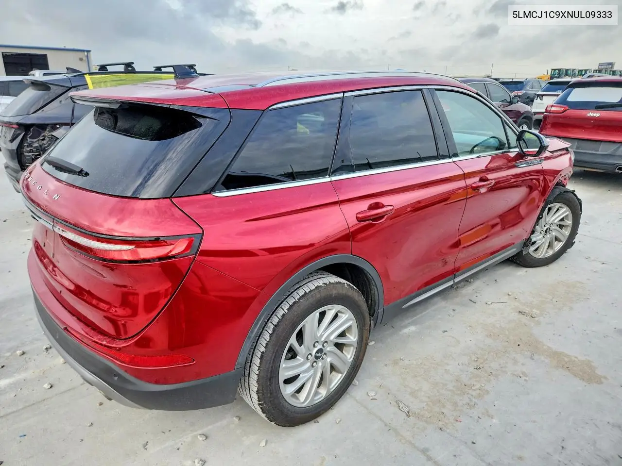 2022 Lincoln Corsair VIN: 5LMCJ1C9XNUL09333 Lot: 60684106