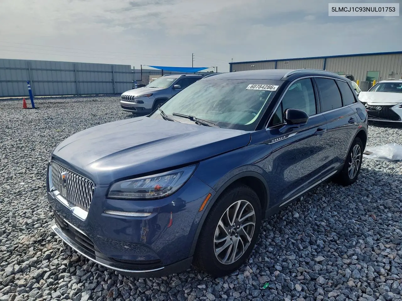 2022 Lincoln Corsair VIN: 5LMCJ1C93NUL01753 Lot: 60784286