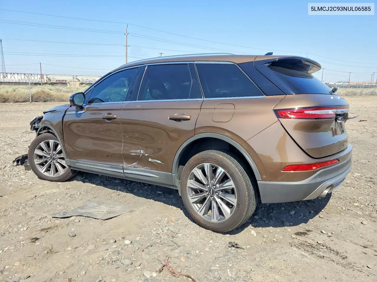 2022 Lincoln Corsair Reserve VIN: 5LMCJ2C93NUL06585 Lot: 61081246