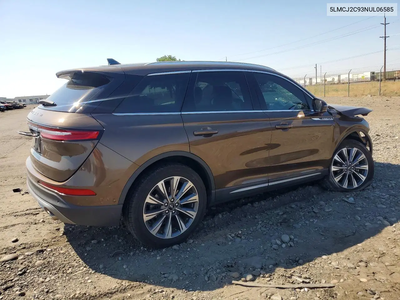 2022 Lincoln Corsair Reserve VIN: 5LMCJ2C93NUL06585 Lot: 61081246