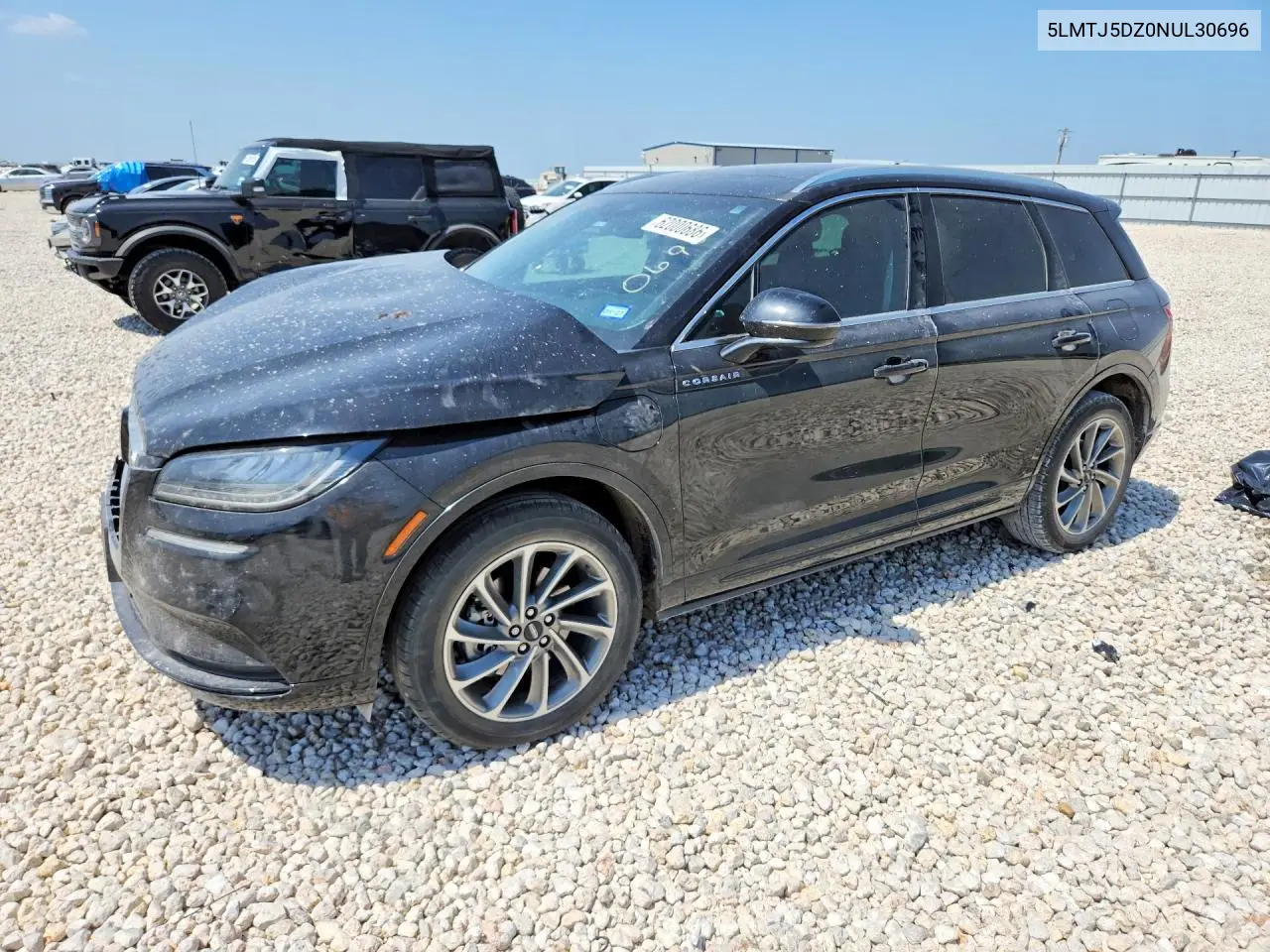 2022 Lincoln Corsair Grand Touring VIN: 5LMTJ5DZ0NUL30696 Lot: 62000686