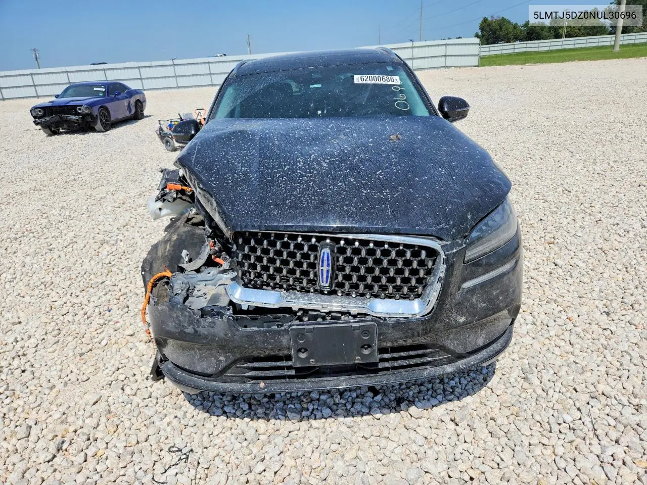 2022 Lincoln Corsair Grand Touring VIN: 5LMTJ5DZ0NUL30696 Lot: 62000686