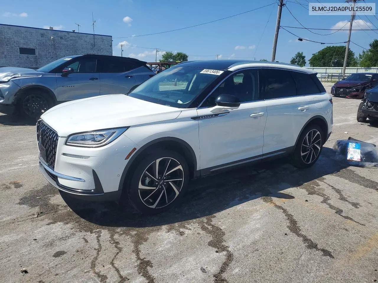 2023 Lincoln Corsair Reserve VIN: 5LMCJ2DA0PUL25509 Lot: 59613406