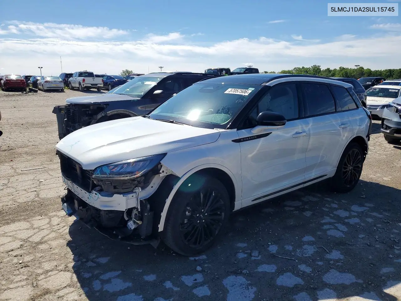 2025 Lincoln Corsair Premiere VIN: 5LMCJ1DA2SUL15745 Lot: 57057506