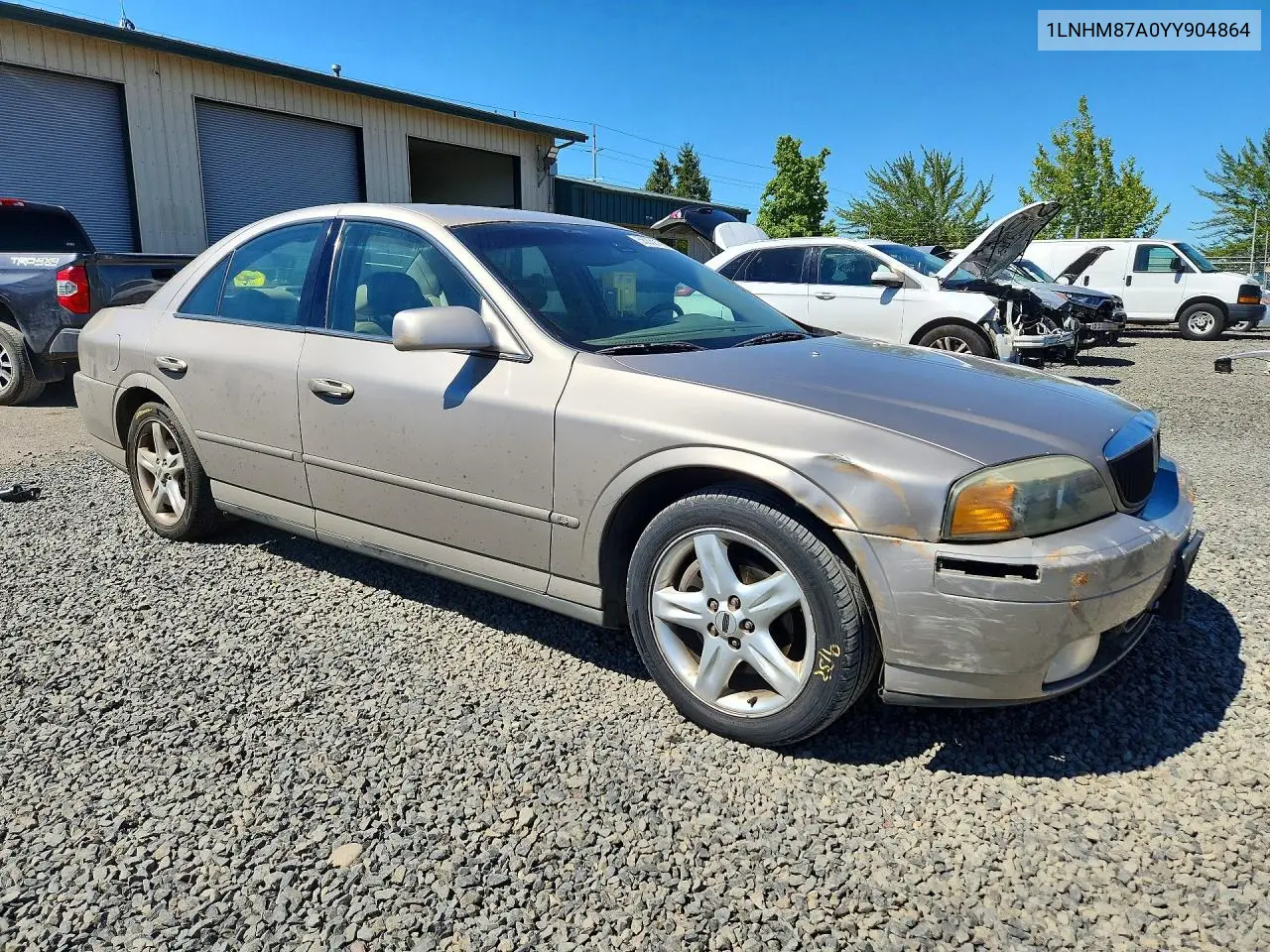 2000 Lincoln Ls VIN: 1LNHM87A0YY904864 Lot: 56339106