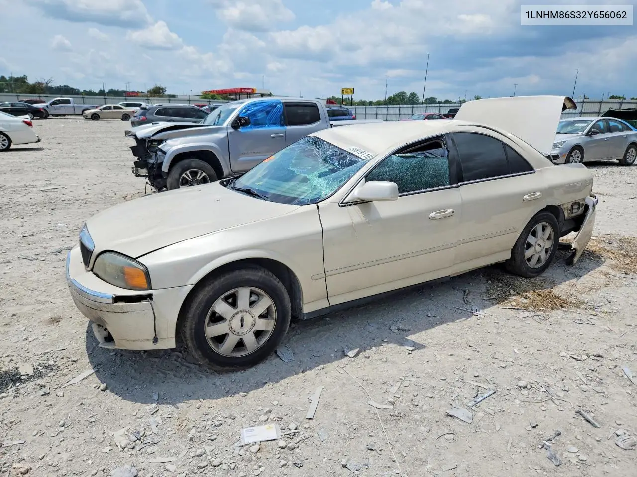 2002 Lincoln Ls VIN: 1LNHM86S32Y656062 Lot: 58819116