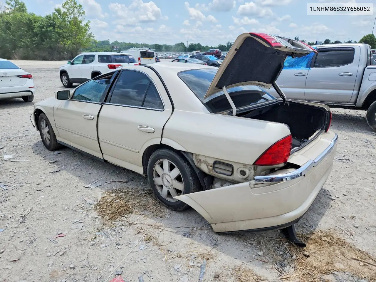 2002 Lincoln Ls VIN: 1LNHM86S32Y656062 Lot: 58819116