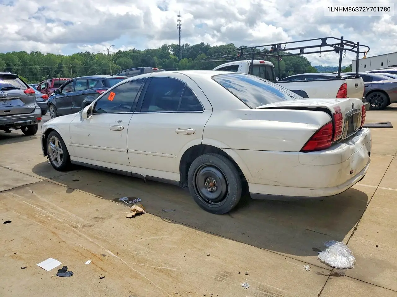 2002 Lincoln Ls VIN: 1LNHM86S72Y701780 Lot: 59316016
