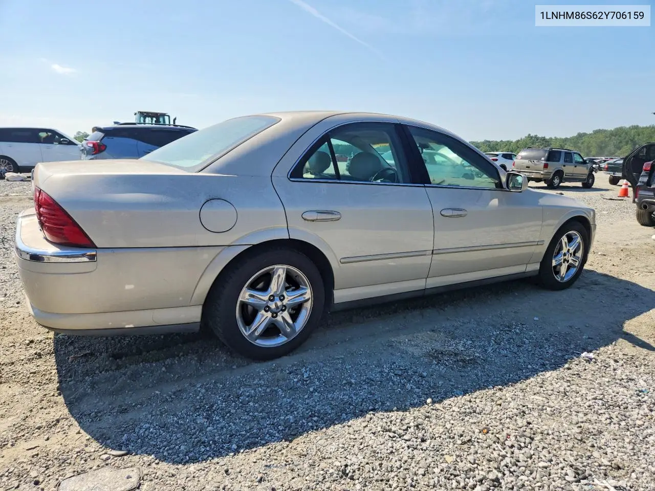 2002 Lincoln Ls VIN: 1LNHM86S62Y706159 Lot: 61087306