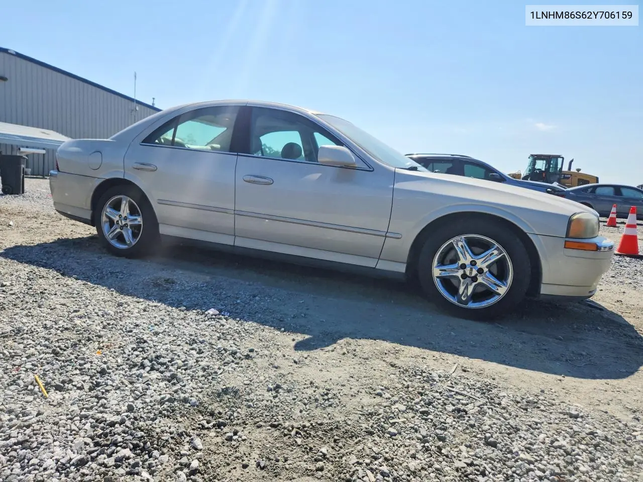 2002 Lincoln Ls VIN: 1LNHM86S62Y706159 Lot: 61087306