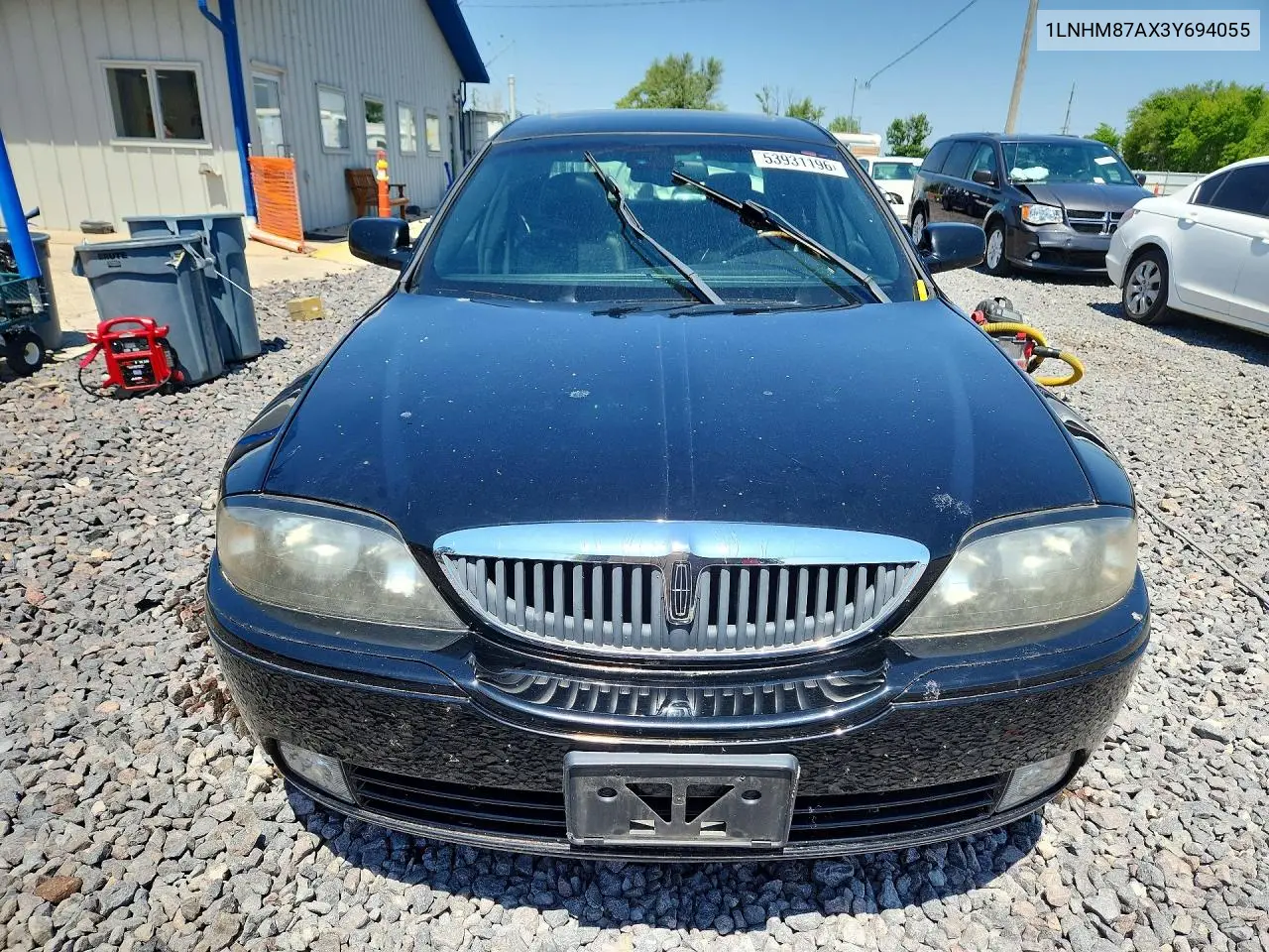2003 Lincoln Ls VIN: 1LNHM87AX3Y694055 Lot: 53931196