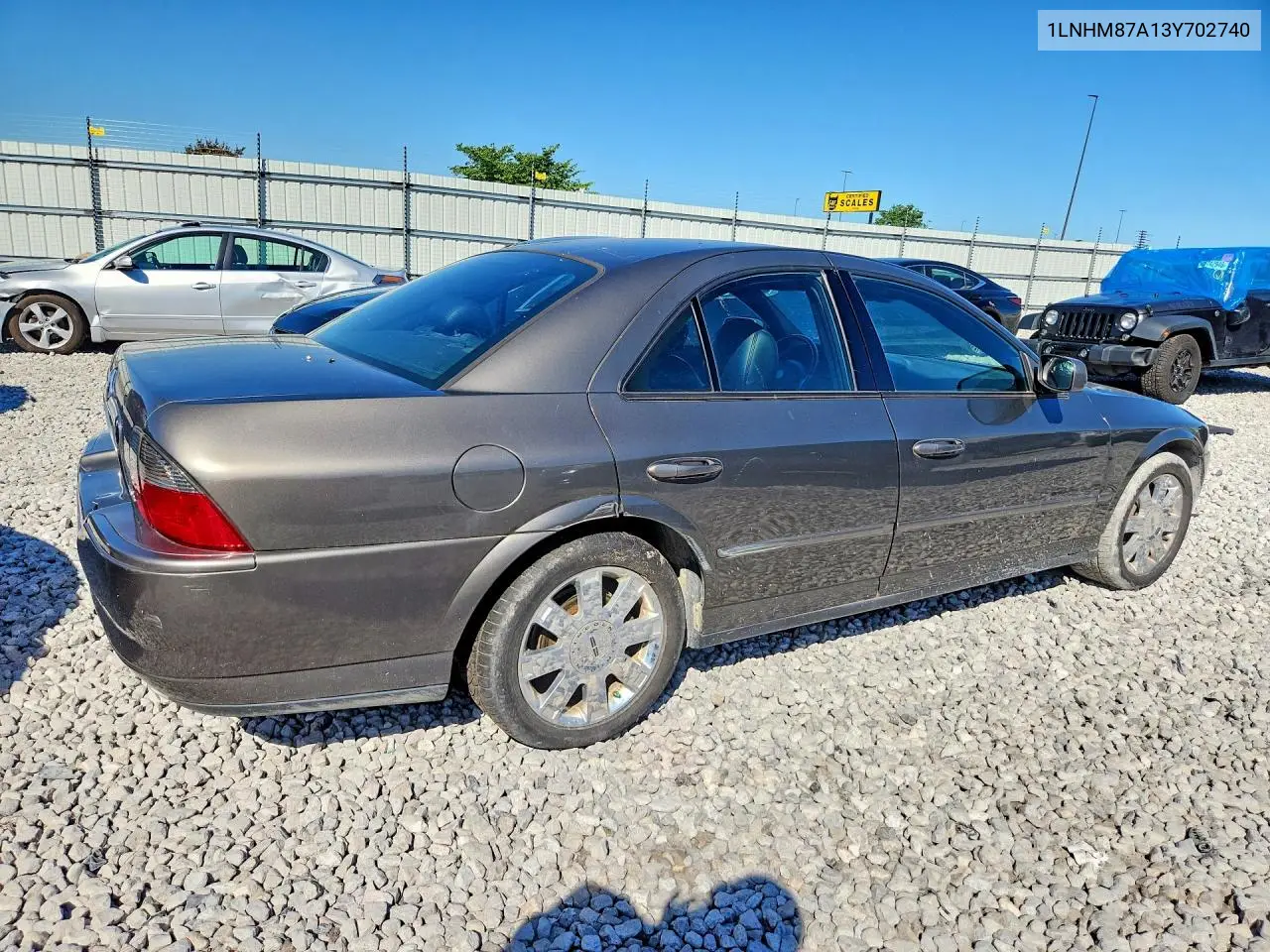 2003 Lincoln Ls VIN: 1LNHM87A13Y702740 Lot: 57039876