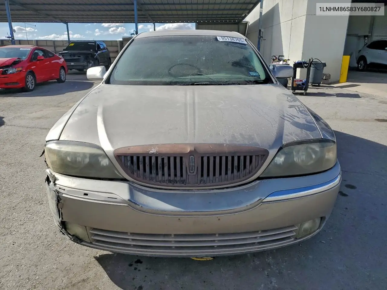 2003 Lincoln Ls VIN: 1LNHM86S83Y680827 Lot: 77363305