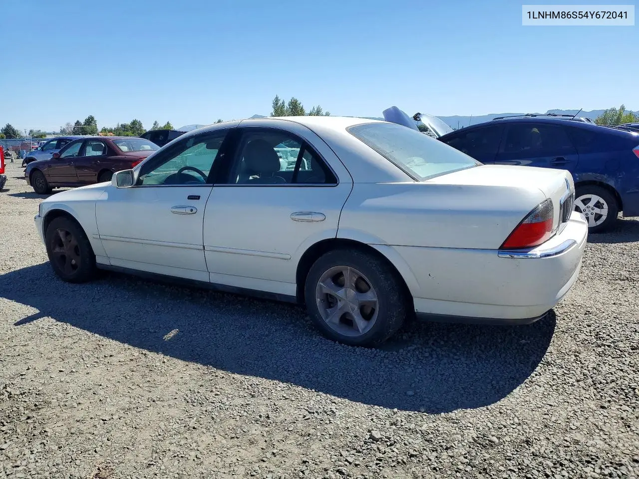 2004 Lincoln Ls VIN: 1LNHM86S54Y672041 Lot: 55080676