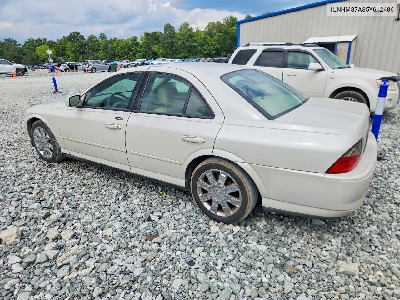 2005 Lincoln Ls VIN: 1LNHM87A85Y612486 Lot: 60999556