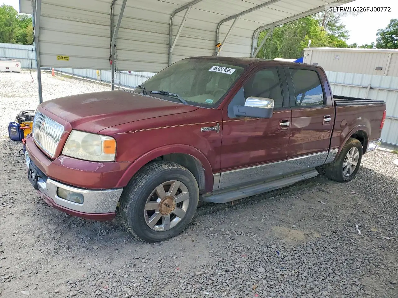 2006 Lincoln Mark Lt VIN: 5LTPW16526FJ00772 Lot: 48824966