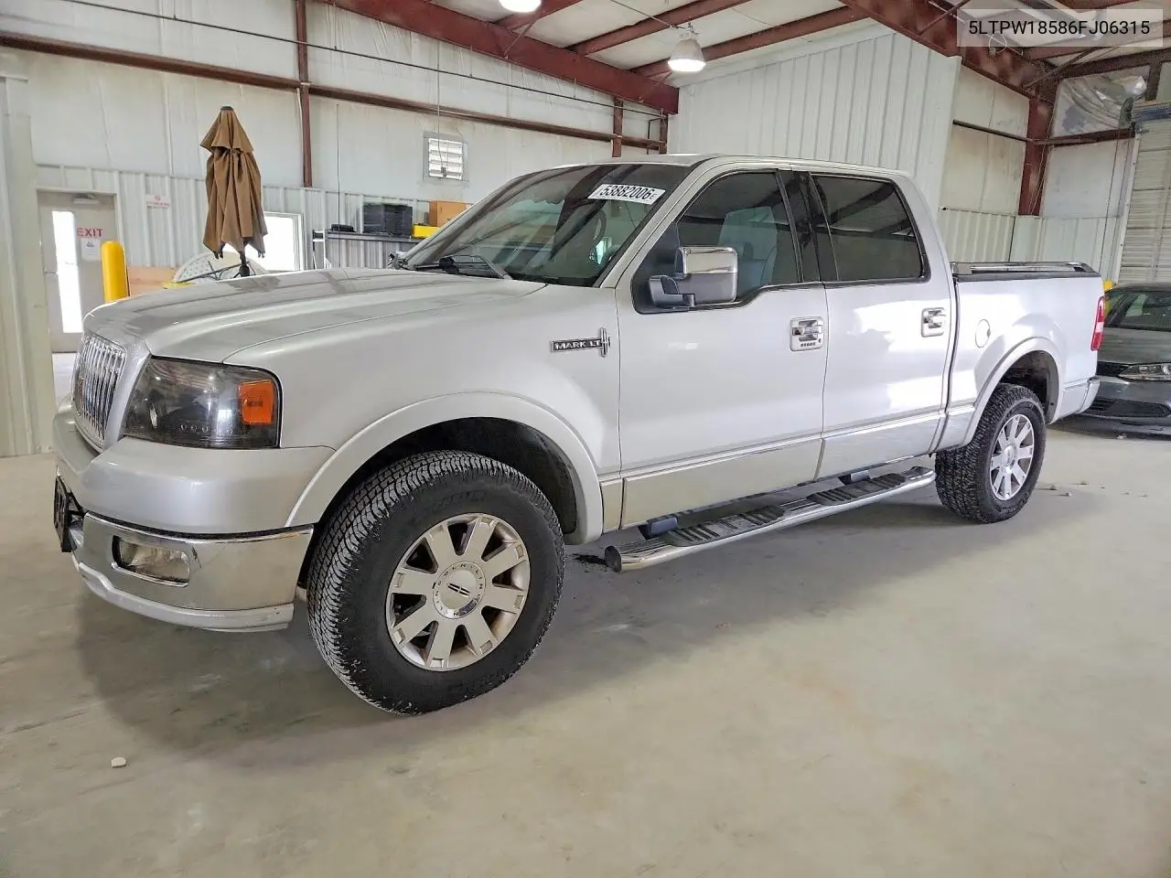 2006 Lincoln Townhouse Mark Lt VIN: 5LTPW18586FJ06315 Lot: 53882006