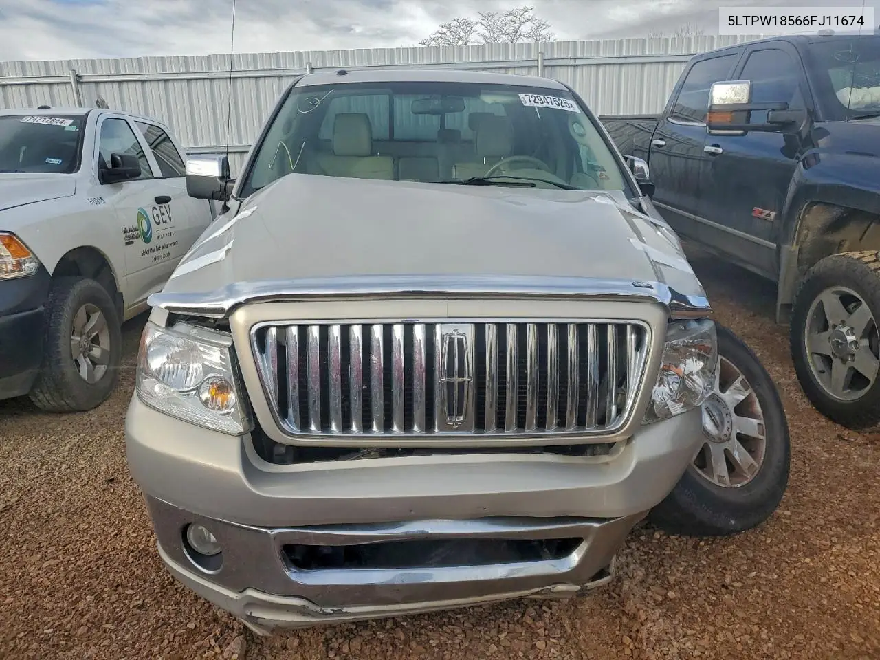 2006 Lincoln Mark Lt VIN: 5LTPW18566FJ11674 Lot: 72947525