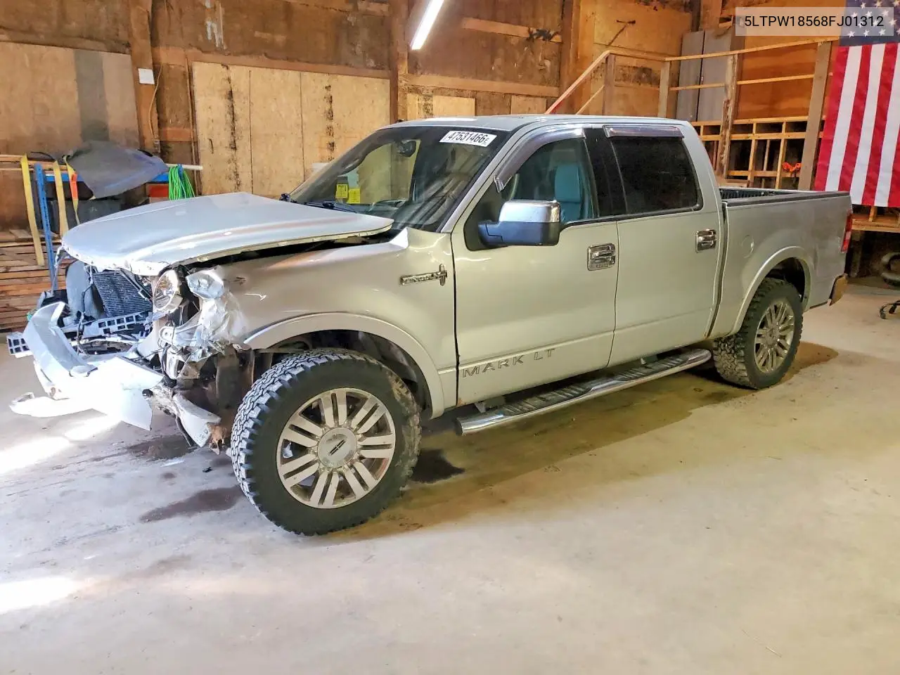 2008 Lincoln Mark Lt VIN: 5LTPW18568FJ01312 Lot: 47531466