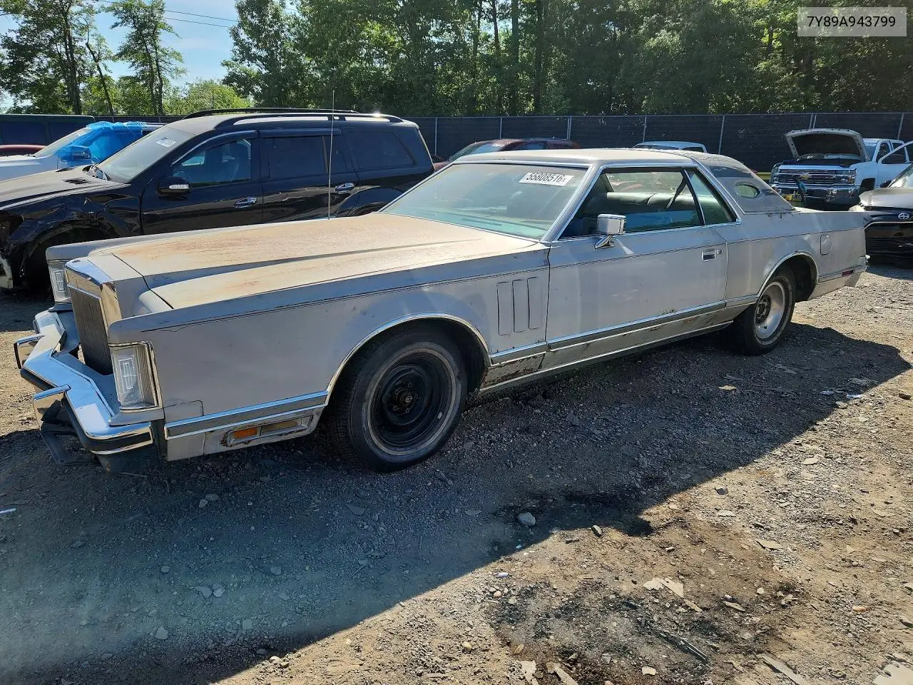1977 Lincoln Continental Mk V VIN: 7Y89A943799 Lot: 55808516