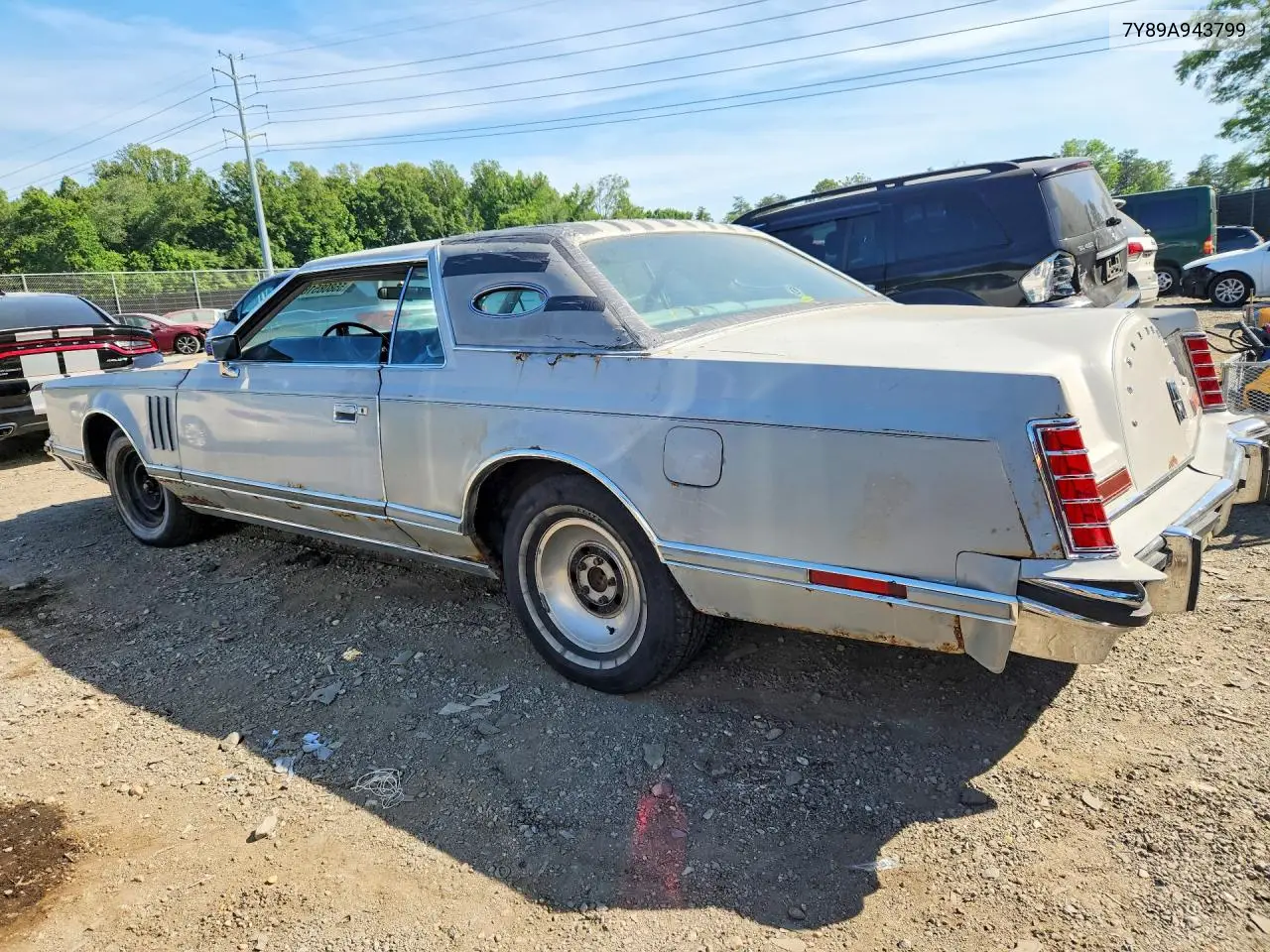 1977 Lincoln Continental Mk V VIN: 7Y89A943799 Lot: 55808516