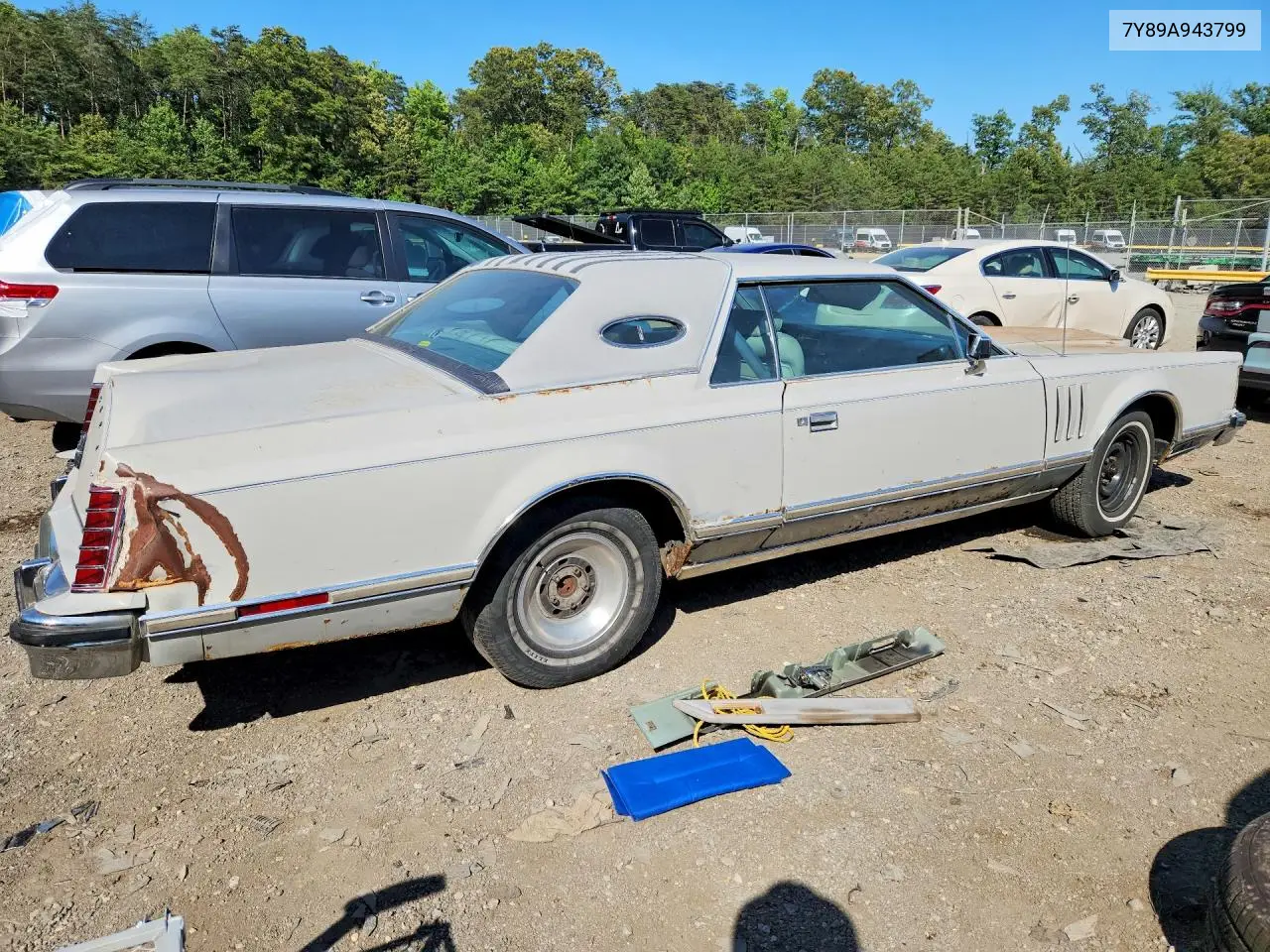 1977 Lincoln Continental Mk V VIN: 7Y89A943799 Lot: 55808516