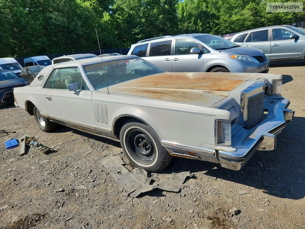 1977 Lincoln Continental Mk V VIN: 7Y89A943799 Lot: 55808516
