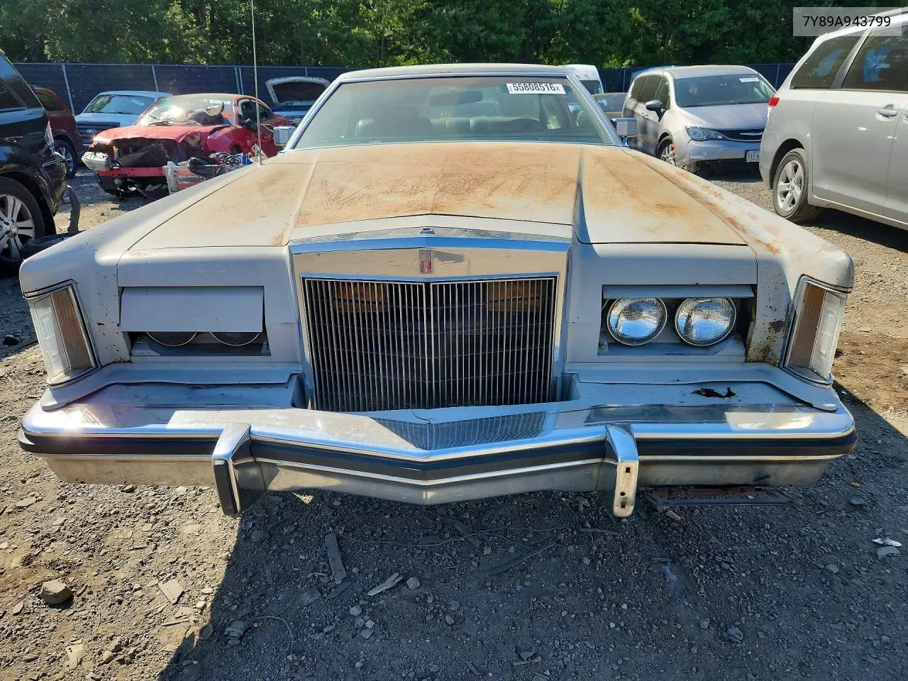 1977 Lincoln Continental Mk V VIN: 7Y89A943799 Lot: 55808516