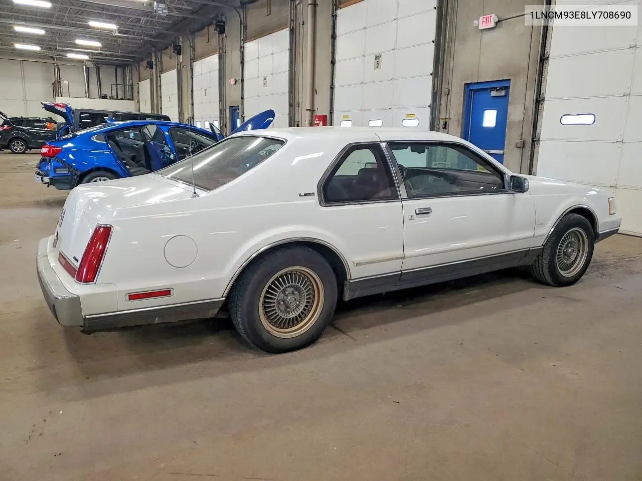 1990 Lincoln Mark Vii Lsc VIN: 1LNCM93E8LY708690 Lot: 57503386