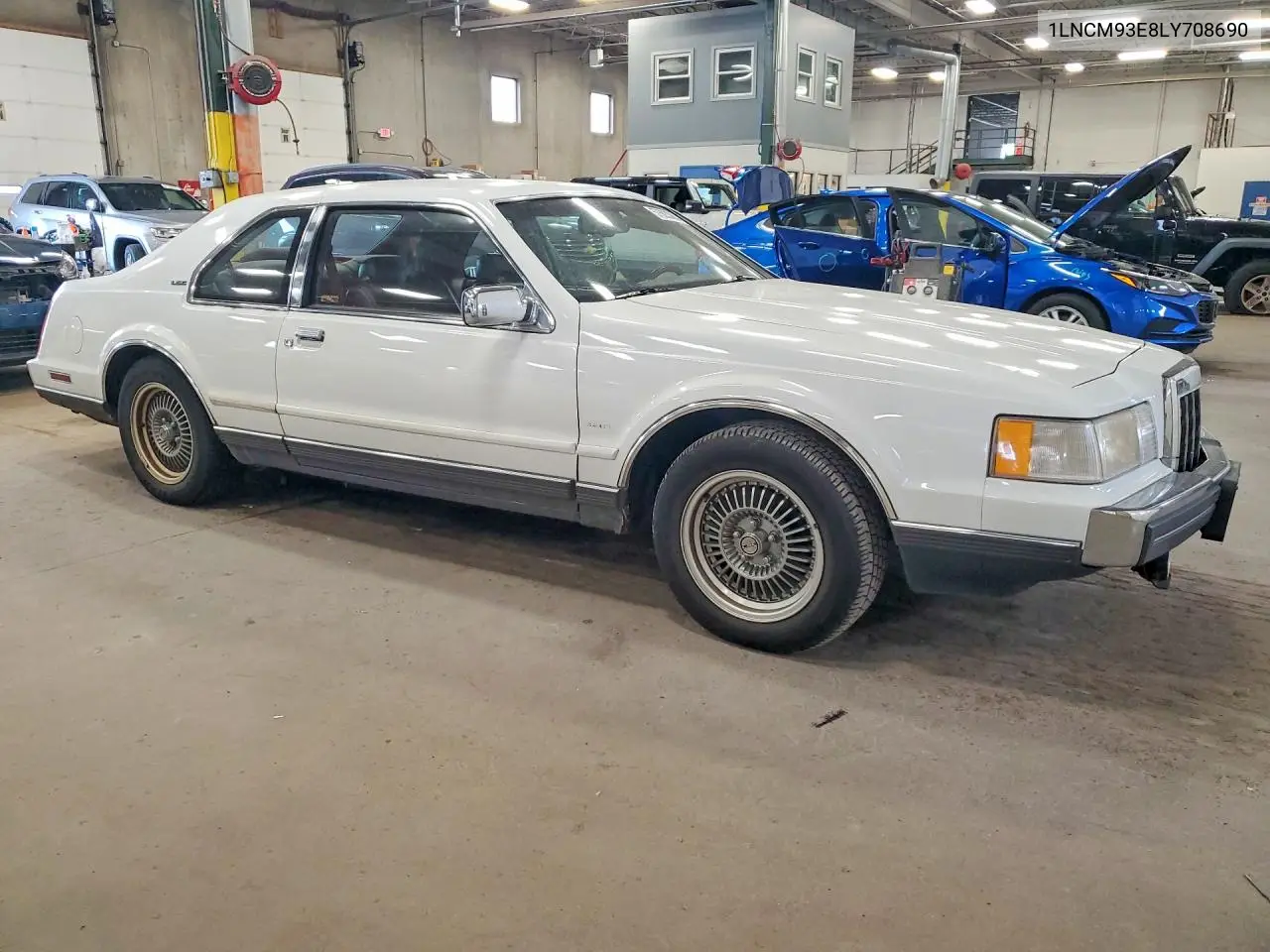 1990 Lincoln Mark Vii Lsc VIN: 1LNCM93E8LY708690 Lot: 57503386