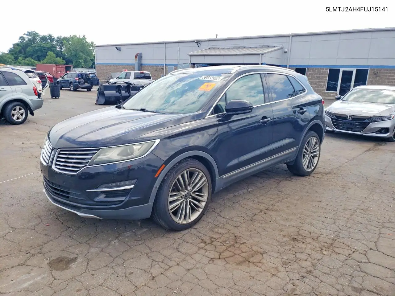 2015 Lincoln Mkc VIN: 5LMTJ2AH4FUJ15141 Lot: 59817926