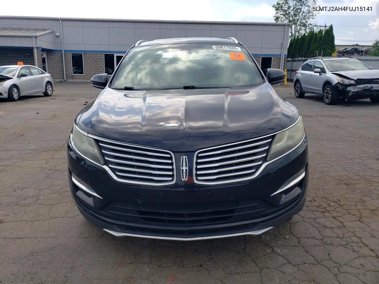 2015 Lincoln Mkc VIN: 5LMTJ2AH4FUJ15141 Lot: 59817926