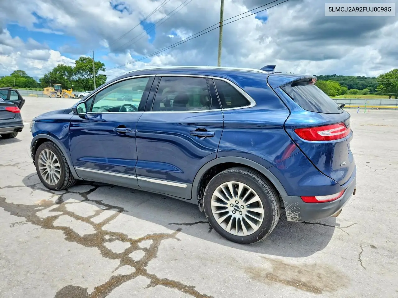 2015 Lincoln Mkc VIN: 5LMCJ2A92FUJ00985 Lot: 61051886