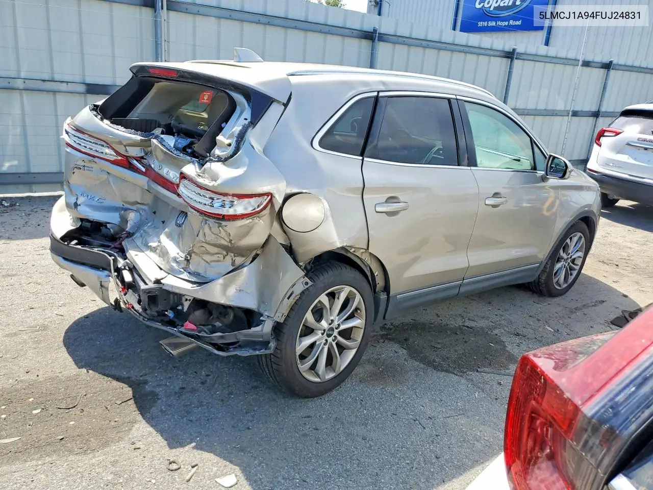 2015 Lincoln Mkc VIN: 5LMCJ1A94FUJ24831 Lot: 61240636
